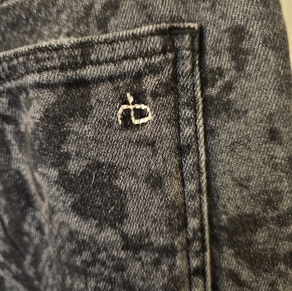 Rag And Bone Snake Skin Womens Cate Mid Rise Ankle Skinny Jeans Size 31 Stretchy - Picture 4 of 6